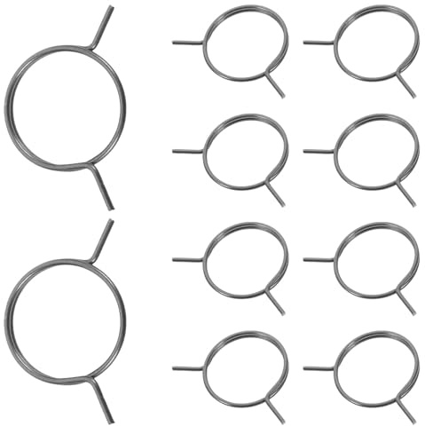 Toddmomy 10 Ressorts de Verrouillage en Fer pour Serrure de Porte de Chambre, Kit de Remplacement, Pièces de Quincaillerie Robustes pour Portes Antivol, Lot de 10 Pièces, Installation