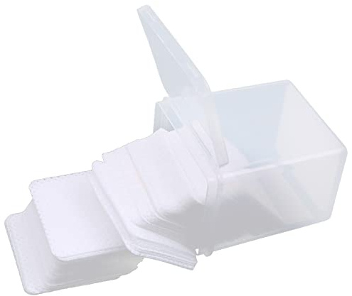 200 almohadillas de algodón, limpieza cosmética, toallitas no tejidas, toallitas para limpieza de uñas, quitaesmalte de uñas, pelusa para párpados