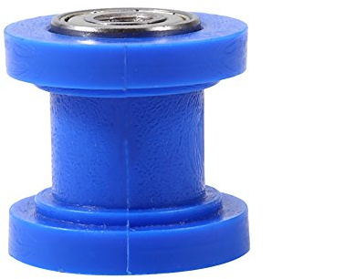 Rodillo de la Cadena de transmisión, Rueda de guía del Tensor del Rodillo de la Cadena de ID 8mm Bicicleta Dirtbike China para Bicicletas(Blue)