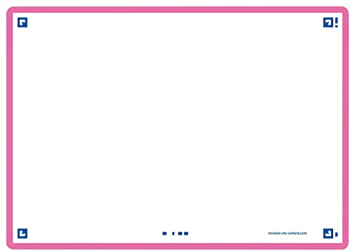 Oxford Flash 2.0 Flashcards A6 105x148mm Blanco Fuchsia 80 Stück