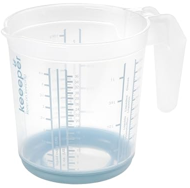 keeeper Pichet Doseur avec Fonction Antidérapante, 1 L, Massimo, Nordic Blue