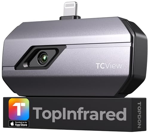 TOPDON Wärmebildkamera, 512 x 384 Superauflösung, Wärmebildgeber, Wärmebildkamera, Temperaturbereich von -20 °C bis 450 °C, unterstützt Videoaufzeichnung