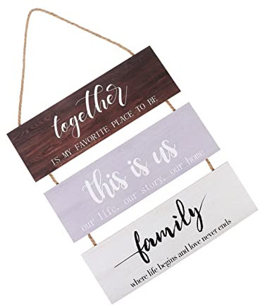 ORFOFE 30x35cm Buchstabentafel Aus Holz Wandbehang Wandbehang Für Ladenbars Wohndekor Herzliches Willkommensschild