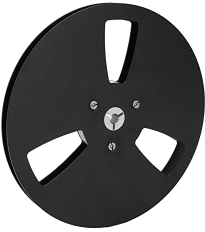 Carrete de cinta vacío de 1/4 7 pulgadas,Carrete abierto universal de aleación de aluminio de 3 agujeros,Carrete de cinta vacío para usar con reproductores de cinta de carrete a carrete
