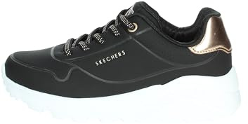 Skechers Girl's Uno Lite Black