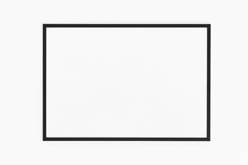 Büroschild DIN A6 Quer Schwarz – Apollo Wandschild aus Aluminium mit Acrylscheibe, austauschbares Türschild für Büro & Arbeitsräume