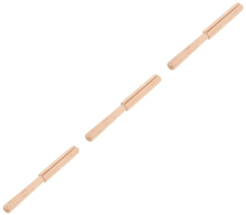 NUOBESTY 3pcs Wooden Yarn Cutting Tool for Embroidery Yarn Cutter Stick Tool for Rug Crafting for Sewing and Craft Projects