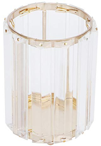 FLEXMAN Organisateur de Porte Pinceaux de Maquillage, 5,1 X 3,8 X 3,8 Pouces, Rangement de Pinceaux Cosmétiques, Porte Stylo en Cristal, Tasse de Rangement de Pinceaux de Maquillag