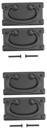 UKCOCO 4stücke Zinklegierung Schubladengriffe Retro-chinesische Für Möbel Vintage Stil Installieren Anwendung Für Schränke