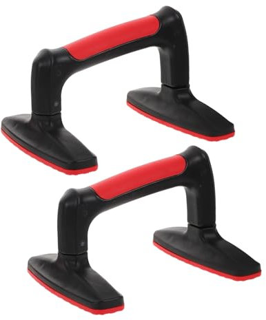 TOYANDONA 2pezzi Parallettes Bars Plastica Con Maniglie Antiscivolo Per Allenamento Casa e Palestra Attrezzatura Fitness Per Esercizi Calisthenics e Sviluppo Muscolare