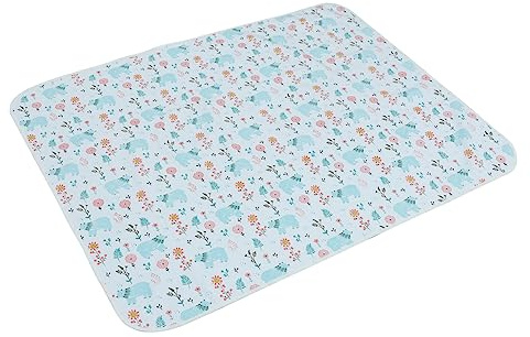 Faltbare Windelmatte aus Baumwolle, Waschbar | Bettwäsche für Babys und Kinder, Rutschfest, Niedliches Muster, nicht Einlaufend Zufällige Farbe