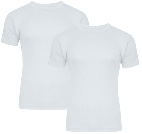 Bonjour® Pack of 2 Men's Thermal T Shirt, Warm Underwear Baselayer, S M L XL XXL Thermals Tees