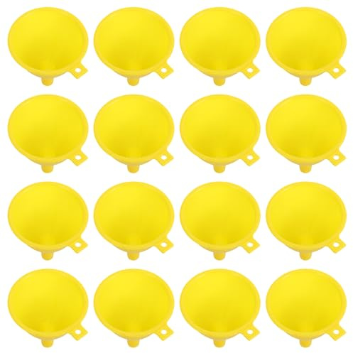 Homoyoyo Embudo Pequeño de Plástico 65 CM para Líquidos y Sólidos 20 Unidades por Set Adecuado para Cocina Laboratorio y Transferencia de Aceites Esenciales