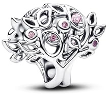 Vegaine Fête de La Famille Charms et Perles pour Femme Pendenti Compatible avec les Bracelets et Colliers,Cadeau de la Fête des Mères Saint-Valentin