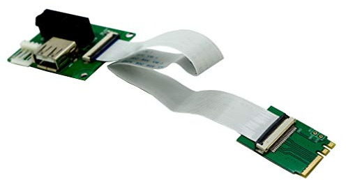 Sintech PCI-E Express X1/UB a M.2 A/E scheda adattatore chiave con cavo FPC