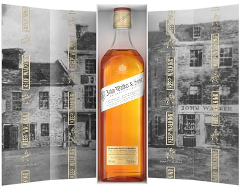 Johnnie Walker Blended Scotch Whisky | 51% vol | 70cl | John Walker & Sons 200th Anniversary Celebratory Blend | Amazon Exclusive | with Gift Box