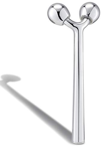 Tekson FAICAL Roller Massagegerät, 3D Metall Gesichtsmassagegerät zur Reduzierung von Schwellungen, Entfernen von Augenfalten, Gesichtsliftung, Erhöhung der Festigkeit, Anti-Aging, Hautstraffung