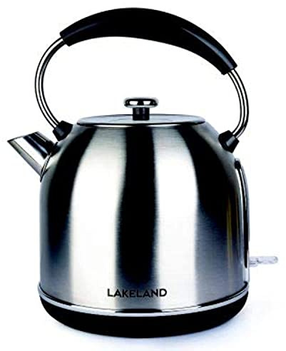 Lakeland Brushed Stainless Steel Traditional Kettle 1.7L