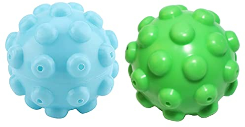 YongXiangPeng tumble dryer balls,2 Pcs Washing Balls Reusable Scrubbing Balls Blue PVC Washing Fabric Softener Balls Dryer Balls for Washing Machine