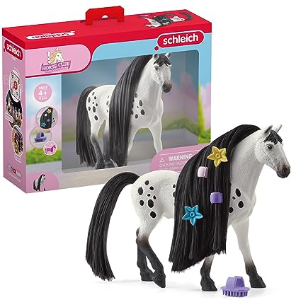 schleich HORSE CLUB 42622 Sofia's Beauties Knabstrupper Hengst Styling Set - 8-Teiliges Spielset Pferd mit Mähne und Accessoires, Pferde Spielzeug ab 4 Jahren