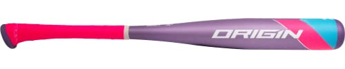 Axe Bat 2022 Origin (-11, 2-1/4) USABat Tee Ball Baseballschläger, 1 Stück Legierung, Lila/Pink/Blau, 66 cm / 425,2 g
