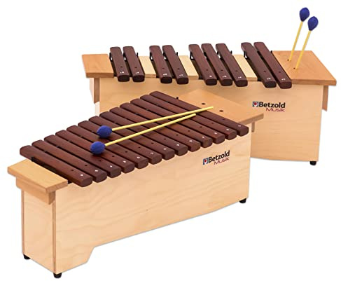 Betzold Alt-Xylophon | Klangstäbe aus Hartholz, leicht, handlich