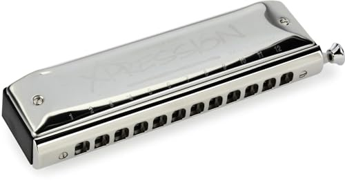 Hohner Xpression Chromatische Mundharmonika, C-Tonart (M754301X)