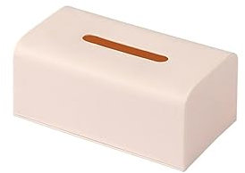 Kosmetiktücher Box Kunststoff-Taschentuchbox, quadratisch, Heim-Taschentuchbehälter, Serviettenhalter, Heim-Organizer, Küchenhalter, einfach, stilvoll für Esszimmer Badezimmer Schlafzimmer(Small pink)