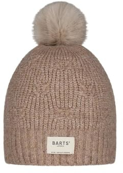 Barts Damen Strickmütze Macawa Wintermütze mit Kunstfell-Bommel