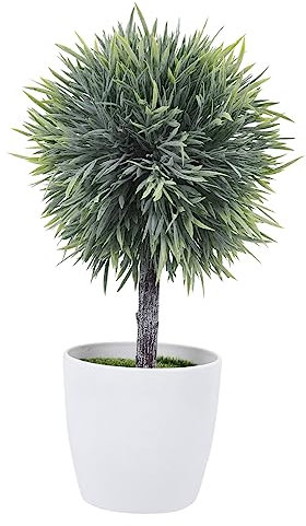 ULDIGI Plastik Pflanze Künstliche Topfpflanze Simulation Bonsai Dekoration Für Büro Wohnzimmer Schreibtisch Ornament Kunststoff