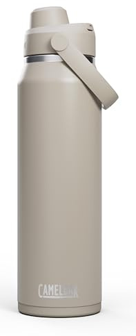 Camelbak THRIVE CHUG VSS 950 ml – sports bottle – vacuum insulated stainless steel – keeps hydrated for long – ideal for tough days – Stone, size: OS