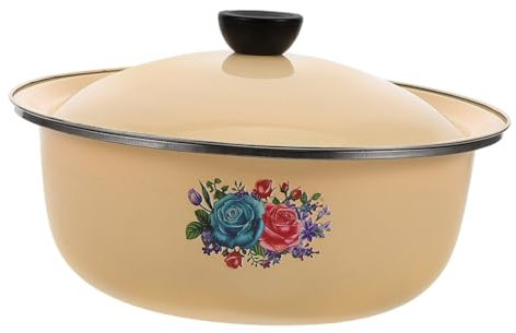 VERDANVERSE Bacinella Inossidabile Vintage Per Multifunzionale Per Preparazione e Insalate Resistente e Decorativo Per Ristoranti e