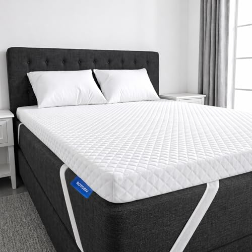 ROYGBIV Matratzentopper 140x200cm 7cm Gel Topper Memory Schaum H2/H3 | Oeko-TEX Zertifiziert Ergonomisch Waschbarer Bezug Atmungsaktiv Milbenabweisend Hypoallergen
