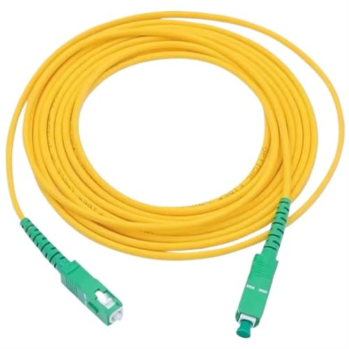 GHZHANG Ponticello in Fibra Ottica FCA-Sca Cavo Patch da 1-100 m Cavo di prolunga simplex da Quadrato a Rotondo Ottica FTTH(FCA-Sca 1m)
