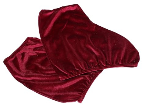 Healifty Copristivali Da Pattinaggio Leggeri Elastico Protezione Per Scarponi Da Ghiaccio e Roller Set Da Colore Rosso Scuro Per Appassionati e Praticanti Di Pattinaggio Su Ghiaccio e Rotelle