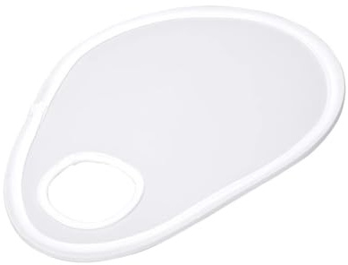 ANDRESLAD 30cm Faltbarer Fotografie Reflektor Weißer Lichtdiffusor Universeller Kamera Beleuchtungsreflektor für Produktfotografie Schmuck und Stillleben