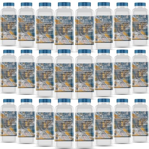 GiDeli Limpiador de frenos, 24 x 1 l, para coche, moto y bicicleta, elimina aceite, grasa, polvo de frenos, restos de pegamento, desengrasante de taller, secado rápido, no deja residuos