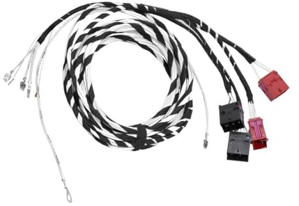 HZ-DESIGN Kabelbaum Kabel zur Nachrüstung der Sitze mit Sitzheizung + Sitzverstellung kompatibel mit Audi A4 8E