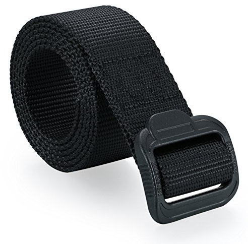 JewelryWe Unisex Gürtel Canvas Belt Stoffgürtel Hosengürtel Textil für Herren Damen, 3