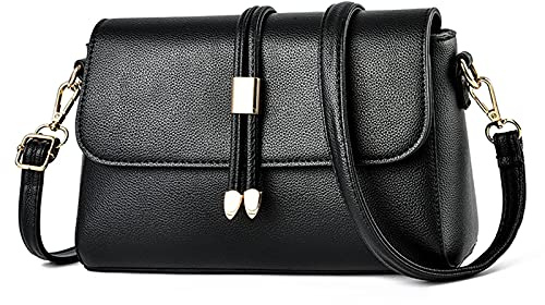 FANDARE Elegant Umhängetasche Damen Schultertasche Frauen Crossbody Bag Damentasche Schulterriemen Frauen Abendtasche Citytasche Reise Handtasche Wasserdicht PU Leder
