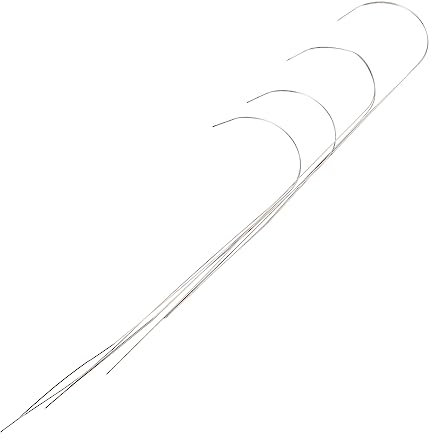 BESPORTBLE Agujas Para Abalorios De Aleación 4 Piezas, Herramienta Manual Para Enhebrar Cuentas, Tamaño 9.5x2.5 Cm, Accesorio De Costura Para Bricolaje, Adecuado Para Pulseras y Trabajo Artesanal