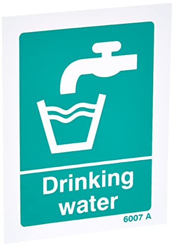 Caledonia Signs Hinweisschild „Drinking Water“ 16007A, Hartkunststoff, 100 x 75 mm