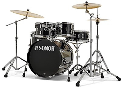 Sonor AQ1 Studio Drumset Piano Black Schlagzeug Set 5-teilig