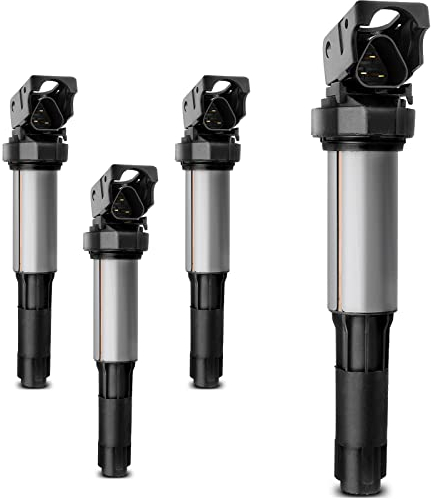 Frankberg 4x Zündspule Zündmodul Kompatibel mit E46 E90 E91 E92 E93 E39 E60 E61 F07 E63 E64 F13 E81 E82 E87 E88 F20 F21 7er X1 X3 X5 X6 Z3 Z4 M.i.n.i Replace# 12131712219