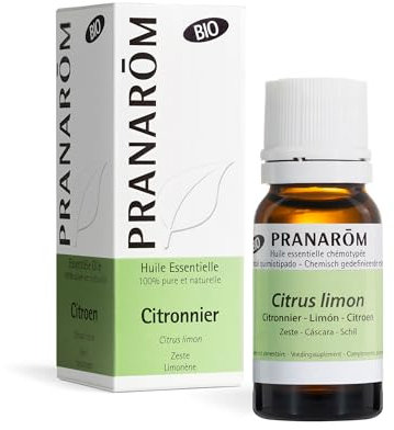 PRANAROM - Limón Bio - Aceite Esencial - Digestión - Apoya la Salud Digestiva - 100% Puro E Integral - AEQT - 10ml