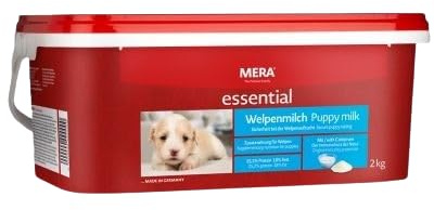 MERA Welpenmilch 2kg | Milchpulver zur Aufzucht von Welpen | Muttermilchersatz & Aufzuchtmilch für Hunde und Hundemamas bis zur 8. Woche