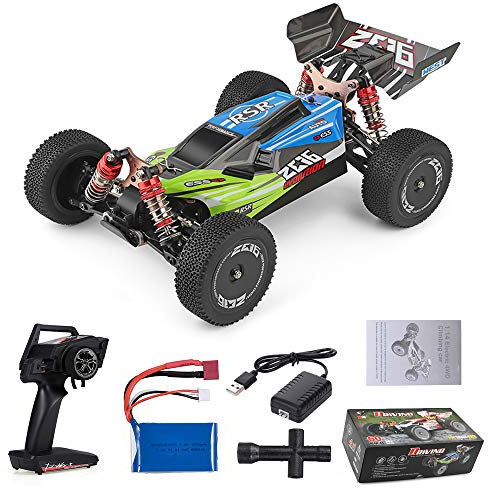 Goolsky XKS 144001 Ferngesteuertes Auto, 60 km/h, hohe Geschwindigkeit, 1/14, 2,4 GHz, Buggy, 4 WD RC Rennwagen, Geländewagen, RTR (grün)