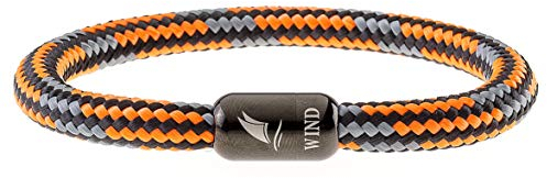 Wind Passion – Paracord Surferarmband aus Seemannsgarn, Armband geflochten für Herren und Damen | Handgemachtes Surfer | Segeltau Armband, Maritim & Wasserfest