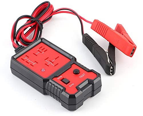 Testeur de relais automobile, Outil de Diagnostic Automatique de Vérificateur de Batterie Automobile ABS Professionnel de Testeur de Relais électronique 12V