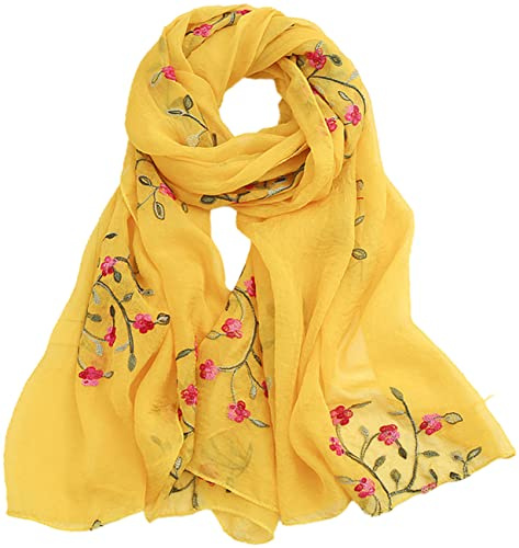 MAIRY Scarves Women Lightweight Soft Oversized Fashion Wedding Shawls and Wraps Ladies Scarfs Gifts FL-M06